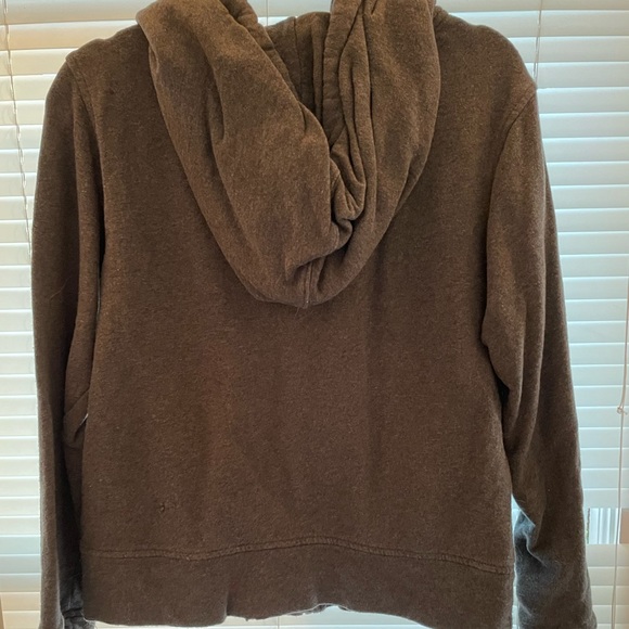 Dark grey zip up hoodie - Picture 3 of 3